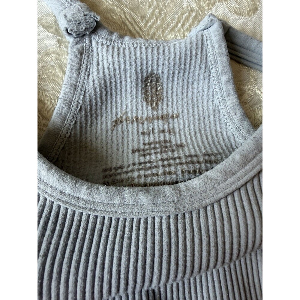 Free People Movement Happiness Runs Ribbed Crop Tank Top Lot of 2 Pilates Med - Picture 4 of 5